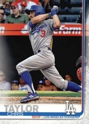 2019 Topps Base Set Chris Taylor #72 card