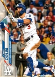 2020 Topps Base Set Chris Taylor #416 card