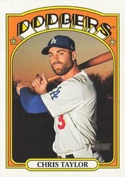 2021 Topps Heritage Base Set Chris Taylor #229 card