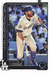 2025 Topps Base Set Chris Taylor #53 card