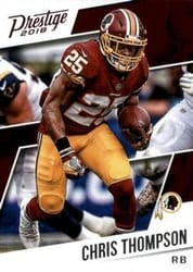 2018 Panini Prestige Base Set Chris Thompson #187 card