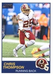 2019 Score Base Set Chris Thompson #198 card