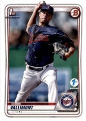2020 Bowman 1st Edition Base Set Chris Vallimont #BFE-78 card