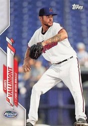2020 Topps Pro Debut Base Set Chris Vallimont #PD-82 card