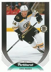 2020-21 Parkhurst Base Set Chris Wagner #187 card