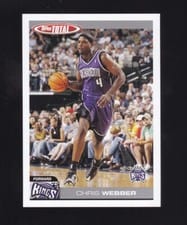 2004-05 Topps Total Base Set Chris Webber #101 card