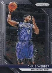 2018-19 Panini Prizm Base Set Chris Webber #165 card