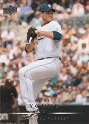 2008 Upper Deck Base Set Chris Young #181 card