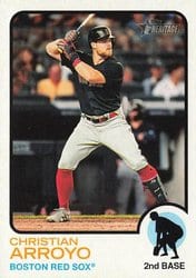 2022 Topps Heritage Base Set Christian Arroyo #489 card