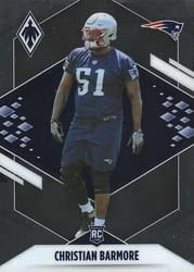2021 Panini Phoenix Base Set Christian Barmore #160 card