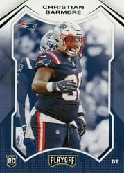 2021 Panini Playoff Base Set Christian Barmore #259 card