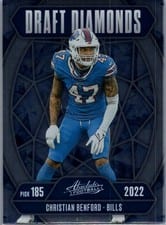 2025 Panini Absolute Draft Diamonds Christian Benford #DD-CBD card