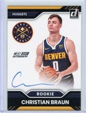 2022-23 Donruss Next Day Autographs Christian Braun #ND-CBN card