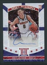 2022-23 Panini Chronicles Hometown Heroes Rookie Autographs Christian Braun #HHR-CBN card