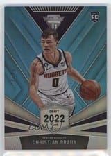 2022-23 Panini Chronicles Titanium Draft Year Christian Braun #468 card