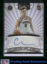 2022-23 Panini Select Youth Explosion Signatures Christian Braun #YES-CHB card