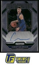 2023 Panini Prizm Draft Picks Legacy Signatures Christian Braun #LS-CBR card