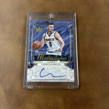 2024-25 Panini Court Kings Masterstrokes Autographs Christian Braun #MS-CHR card