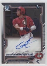2021 Bowman Draft Chrome Draft Autographs Christian Encarnacion-Strand #CDA-CE card