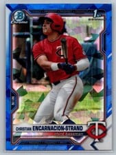 2021 Bowman Draft Sapphire Christian Encarnacion Strand #BDC-9
