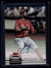 2024 Stadium Club Rookie Design Variation Autographs Christian Encarnacion-Strand #RDVA-CE card