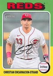2024 Topps Heritage Base Set Christian Encarnacion-Strand #182 card