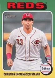 2024 Topps Heritage Base Set Christian Encarnacion-Strand #182b card
