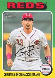 2024 Topps Heritage Mini Base Set Christian Encarnacion-Strand #182 card