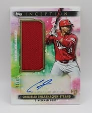 2024 Topps Inception Autographed Game Socks Relic Christian Encarnacion-Strand #AGSR-CE card