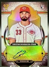 2024 Topps Triple Threads Rookie Autograph Christian Encarnacion-Strand #RA-CE card