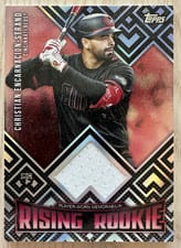 2024 Topps Update Rising Rookies Relics Christian Encarnacion-Strand #RRR-CE card