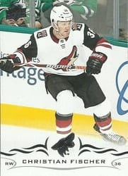 2018-19 Upper Deck Base Set Christian Fischer #261 card