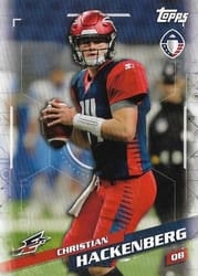 2019 Topps AAF Base Set Christian Hackenberg #25 card