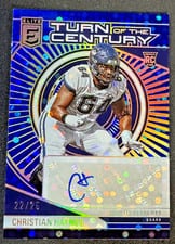 2024 Donruss Elite Turn of the Century Autographs Christian Haynes #TCA-CHA card