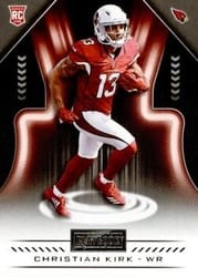 2018 Panini Playbook Base Set Christian Kirk #136 card