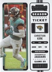 2022 Panini Contenders Base Set Christian Kirk #52 card
