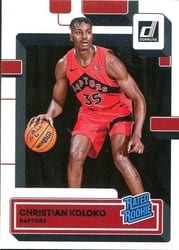 2022-23 Donruss Base Set Christian Koloko #233 card