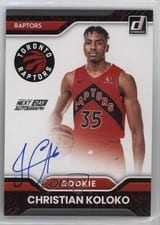 2022-23 Donruss Next Day Autographs Christian Koloko #ND-CKR card