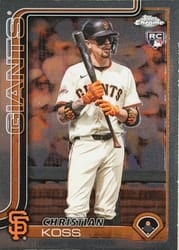 2025 Topps Chrome Update Base Set Christian Koss #USC26 card
