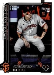 2025 Topps Update Base Set Christian Koss #US174b card