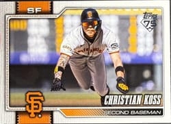 2026 Topps Base Set Christian Koss #472 card