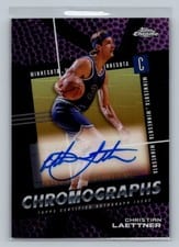 2024-25 Topps Chrome Chromographs Christian Laettner #C-CLA card