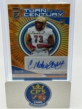 2024 Donruss Elite Turn of the Century Autographs Christian Mahogany #TCA-CMA card