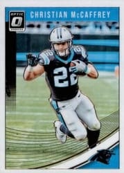 2018 Donruss Optic Base Set Christian McCaffrey #16 card