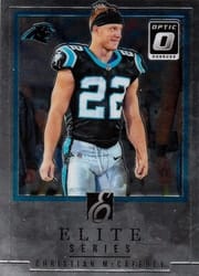 2018 Donruss Optic Elite Series Christian McCaffrey #ES-CM card