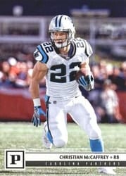 2018 Panini Base Set Christian McCaffrey #41 card