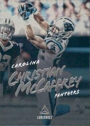 2018 Panini Luminance Base Set Christian McCaffrey #64 card
