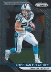 2018 Panini Prizm Base Set Christian McCaffrey #172 card