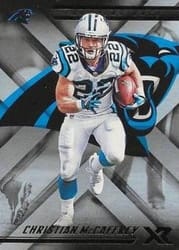 2018 Panini XR Base Set Christian McCaffrey #78 card