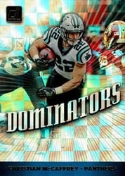 2019 Donruss Dominators Christian McCaffrey #DOM-17 card